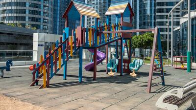 The children's play area