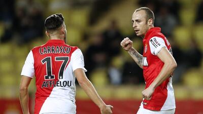 Dimitar Berbatov, AS Monaco. Ian Hawkey says: 'Berbatov returns to London, where he delighted English audiences for Tottenham Hotspur for a few seasons'. (Photo: Valery Hache / AFP)