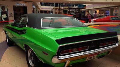 A 1971 Dodge Challenger at the Classic Car Show in Marina Mall, Abu Dhabi. Delores Johnson / The National