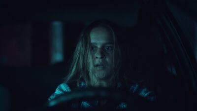 Clara Rugaard plays Mazey Day, a troubled actress who is dealing with the consequences of a hit-and-run