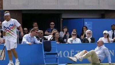 Police are investigating a complaint of alleged assault against David Nalbandian.