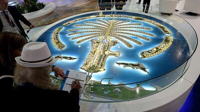 Property handovers in areas such as the Palm Jumeirah helped Nakheel raise its profit last quarter. Satish Kumar / The National