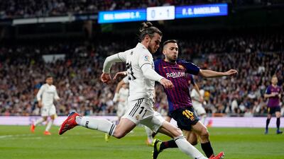 Bale has scored 13 goals in 33 appearances this season. AP Photo