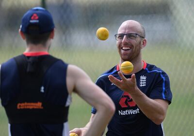 Left-arm spinner Jack Leach says England's batting failures are probably a result of a mindset problem. Shaun Botterill / Getty Images