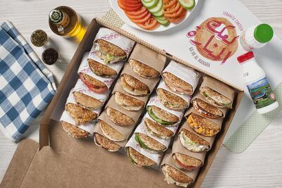 Lebanese bagels from Ka'ak Almanara. Photo by David Nascimento