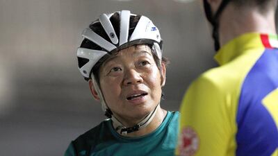Lindy Hou, a Paralympic gold medallist, suffers from a degenerative eye disease and began losing her sight at 25 – but refused to let her condition stop her living a full and active life. Satish Kumar / The National