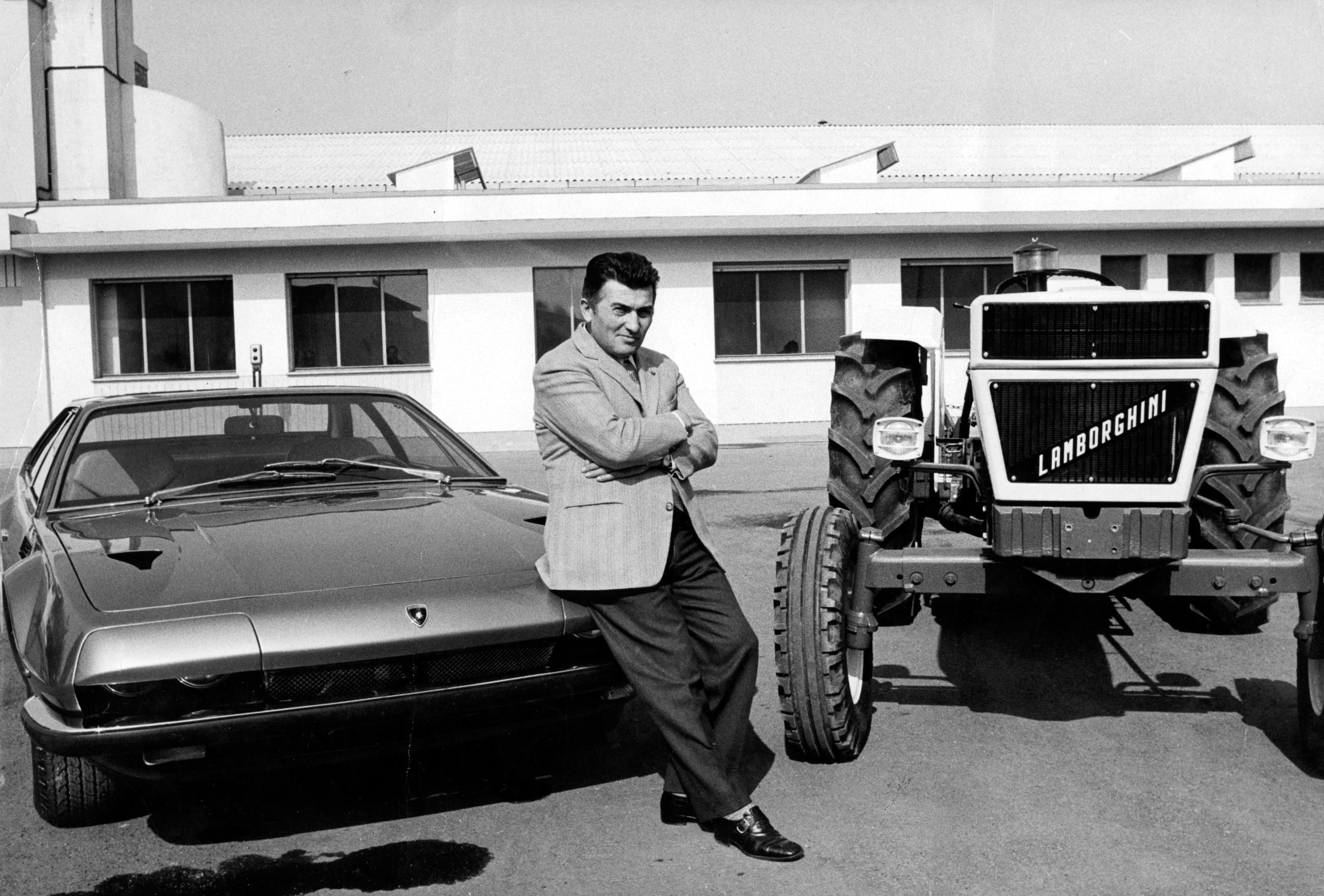 Ferruccio Lamborghini turned his attention from making tractors to producing grand touring cars in 1963, laying the foundations for one of Italy’s most celebrated brands. Photo: Lamborghini