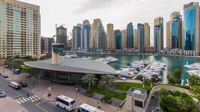 It has extensive views over the Marina and is only five storeys high, making it feel close to the ground compared to the many skyscrapers in the area. Courtesy Luxhabitat