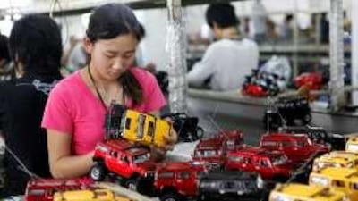 The toy factories cannot find sufficient numbers of workers to make the goods needed for the Christmas market.