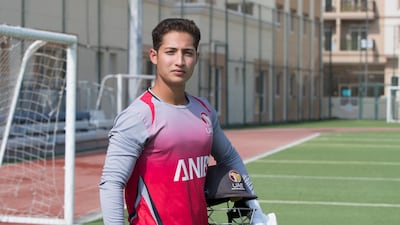 UAE allrounder Mohammed Faraazuddin has bene selected to represent Team Abu Dhabi in the Abu Dhabi T10. Ruel Pableo / The National