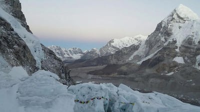 The 16-member group hiked for nine days from Lukla, which is considered the starting point for any expedition, at 2,860 metres above sea level, and will stay at the base camp, at 5,364 metres, for the next few weeks for extensive training and to prepare for crossing the Khumbu Icefall. Wam