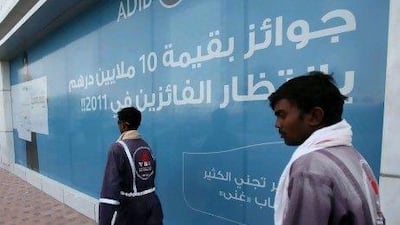 ADIB's shares rose 1.2 per cent yesterday. Sammy Dallal / The National