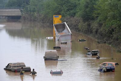 Climate change has been linked to disasters such as last month's deadly flooding in Germany. AFP