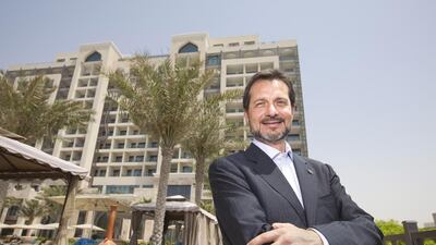 Michele Frignani at the Ajman Saray Hotel. Jaime Puebla / The National