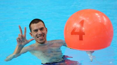 Serbian Branko Petrovic, who got into diving by spearfishing as a child, says freediving is more about being mentally fit. Courtesy TRACCS UAE