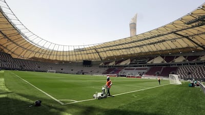 Zac Cox was killed in January 2017 at Doha's Khalifa International Stadium, one of the key venues for the 2022 World Cup. Karim Jaadar / AFP Photo