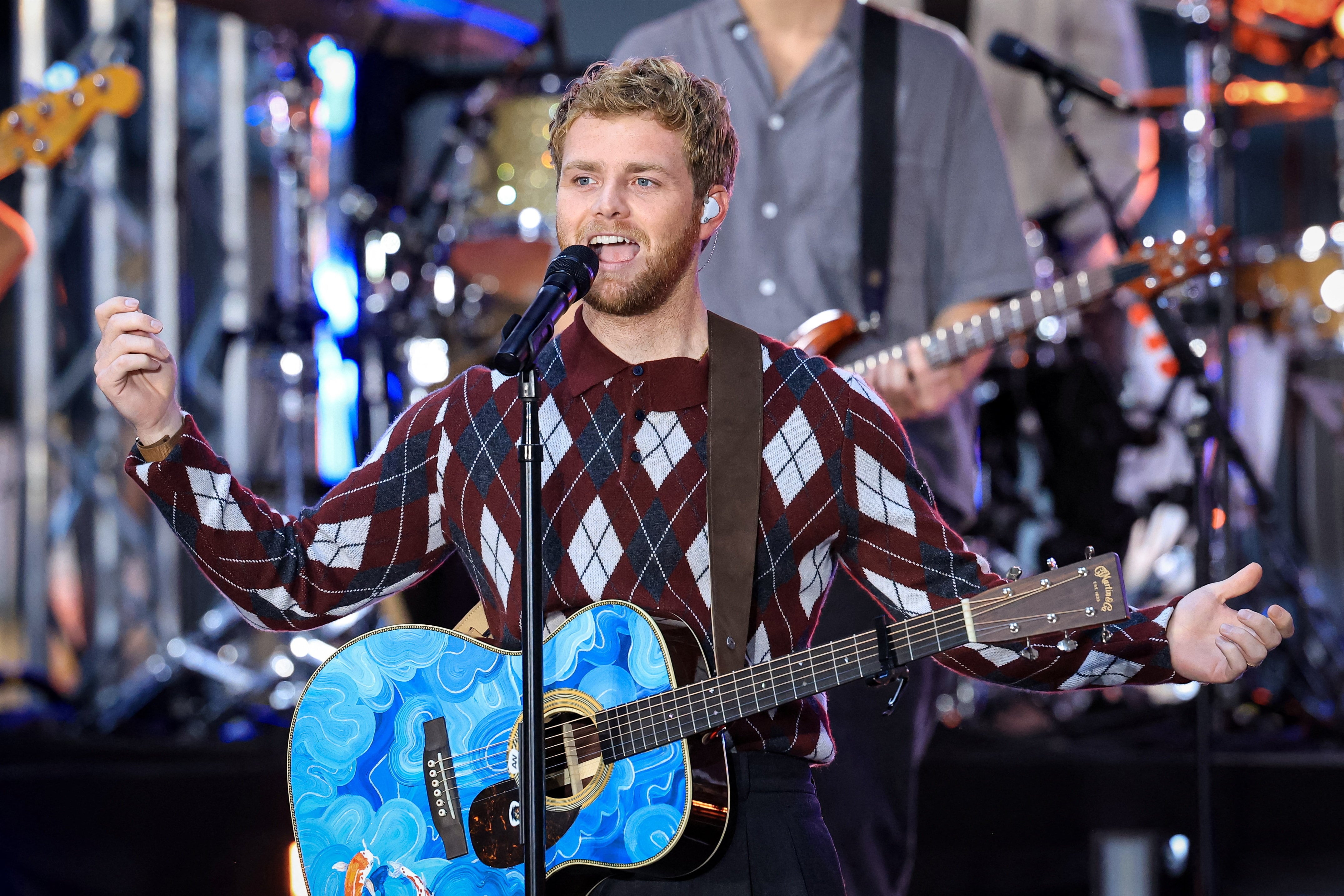 Alex Warren performs on NBC earlier in October. Reuters