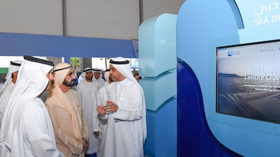 Sheikh Mohammed bin Rashid visited the Dubai International Boat Show.