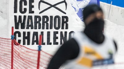 Sub-zero temperatures and snow-covered obstacles tested participcants' endurance.