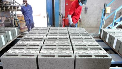 Ducon Industries' current line is running 24 hours, seven days a week to meet demand. Pawan Singh / The National