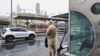 Intermittent rain has been forecast from Thursday until Monday. Chris Whiteoak / The National