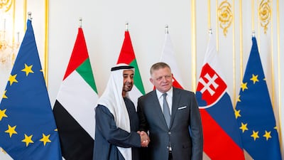Sheikh Mohamed and Mr Fico
