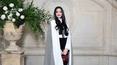 Yasmina El Abd at Dior's spring 2026 haute couture show in Paris. Photo: Dior