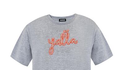 The T-shirts cost Dh990, at S*uce. Courtesy S*uce