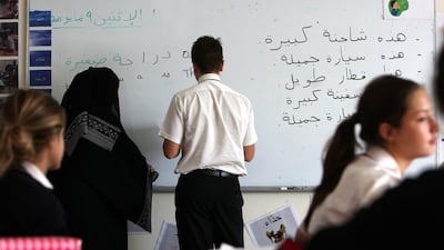 Readers discuss the challenges of learning Arabic in the UAE. Pawan Singh / The National