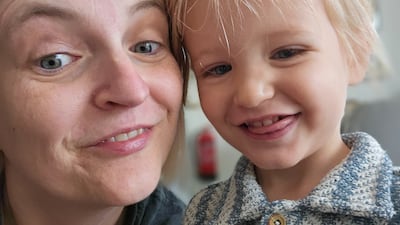 Writer Katy Gillett with her son, Kai, 2. Katy Gillett / The National