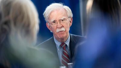 John Bolton attends the Danish Business Annual Day in Copenhagen, on September 4. AFP