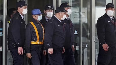 Carlos Ghosn, former chairman of Nissan Motor Co., walks out of a Tokyo Detention House in Tokyo, Japan. Bloomberg