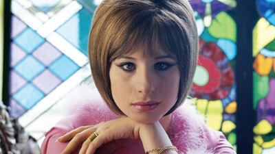 A 1964 portrait of Barbra Streisand by fashion and celebrity photographer Milton H. Greene. (AP Photo/Milton H. Greene)
