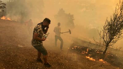 The devastating wildfire has killed 65 people. At least 28 military men were among the dead.