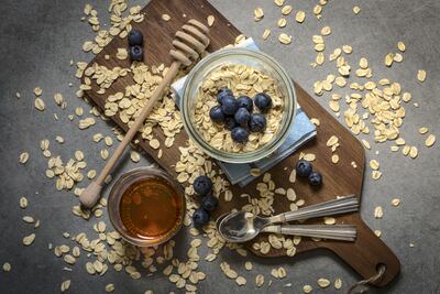 Oats are a good option for suhoor, as they aid slower stomach digestion to keep you fuller throughout the day. Getty