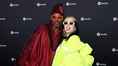 Billy Porter and Billie Eilish attend the 2020 Spotify Best New Artist Party at The Lot Studios on Thursday, January 23, 2020, in West Hollywood, California. AP