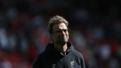 Jurgen Klopp, manager of Liverpool looks on during the Premier League match between Liverpool and Watford at Anfield on May 8, 2016 in Liverpool, England. (Jan Kruger/Getty Images)