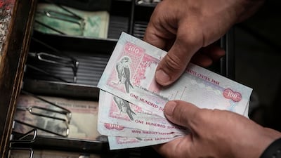 The UAE dirham first went into circulation on May 19, 1973. Antonie Robertson / The National