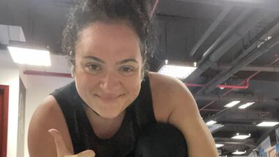 Mai Hamed taught herself and earned a fitness certificate, which allows her to train others. Photo: Mai Hamed