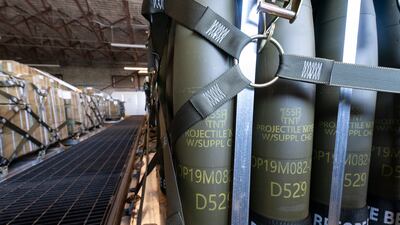 The US promises what will be the biggest yet delivery of rockets, ammunition and other arms from Department of Defence stocks for Ukrainian forces. AP