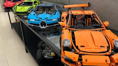 The vibrant blocks are a conversation piece and double as toys for neighbourhood children