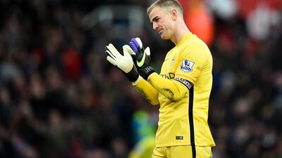 Joe Hart has been less than impressed by Manchester City's recent performances. Laurence Griffiths / Getty Images