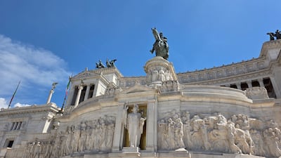 The Vittoriano in Rome houses the Sacrario delle Bandiere (Shrine of the Flags). Mohamad Ali Harisi / The National