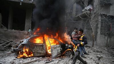 It is impossible to relate the war-ravaged landscape to the vibrant life that once animated it. Reuters