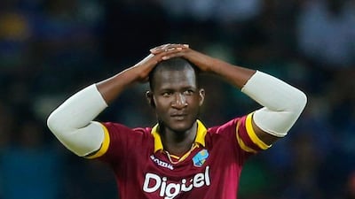 Darren Sammy, who has been named captain of the West Indies cricket team for the World Twenty20, is reportedly unhappy with what the board is offering in terms of pay. Eranga Jayawardena / AP Photo