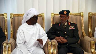 Lt Gen Hamad Al Rumaithi, Chief of Staff of the UAE Armed Forces, offers condolences to the family of Sergeant Ali Khalifa Hashel Al Mesmari, who died in Yemen. Wam