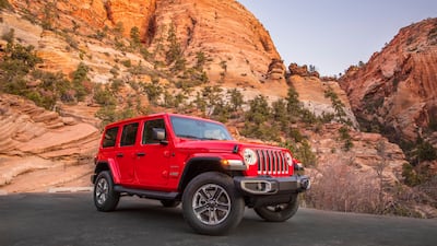 The 2022 Jeep Wrangler Sahara replaces the previous hydraulic unit with electrically assisted steering. All photos: Jeep