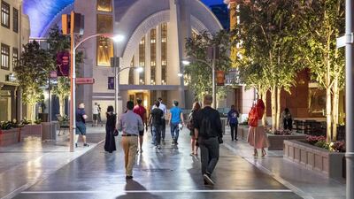 Guests explore Metropolis. Antonie Robertson / The National