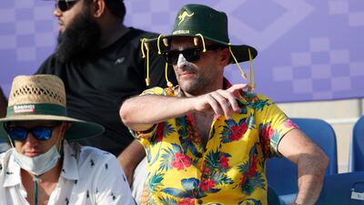 Spectators at the Zayed Cricket Stadium in Abu Dhabi. Reuters