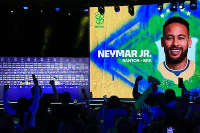 Neymar was included in the Brazil squad. Getty Images